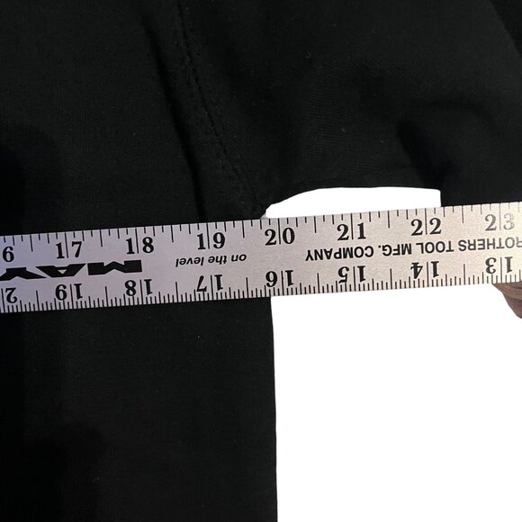 Black Crewneck Sweatshirt With "New Orleans" Print & Beige Arm Stripes small - Picture 4 of 6